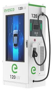 ChargeHub 120kW Rapid DC Charger with Smart Load Balancing & Integrated Network Monitoring